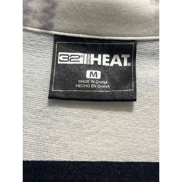 32°Heat Womens Plaid Button-Up Long Sleeve Shirt Size M Gray/White - Picture 3 of 5